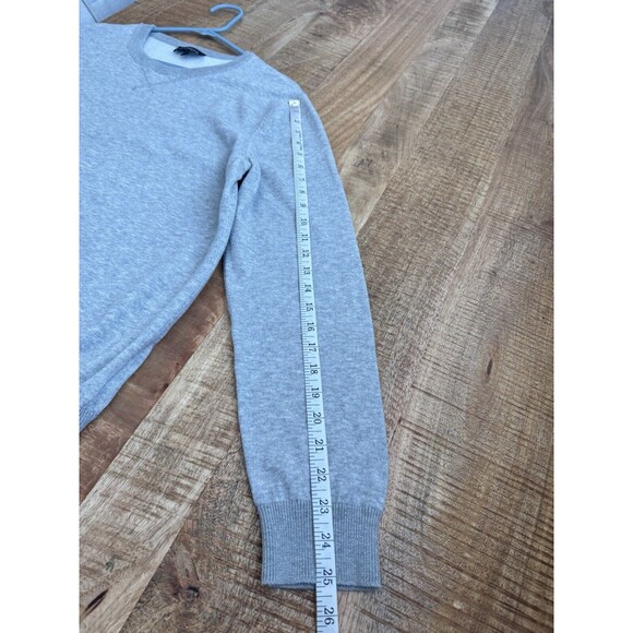 Express Women's Light Gray Long Sleeve Pullover Sweater 100% Cotton Size Large - Picture 11 of 11